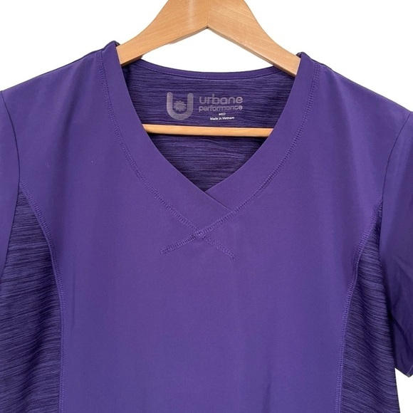 Urbane Performance Purple Scrub Top Size Medium - Picture 3 of 11
